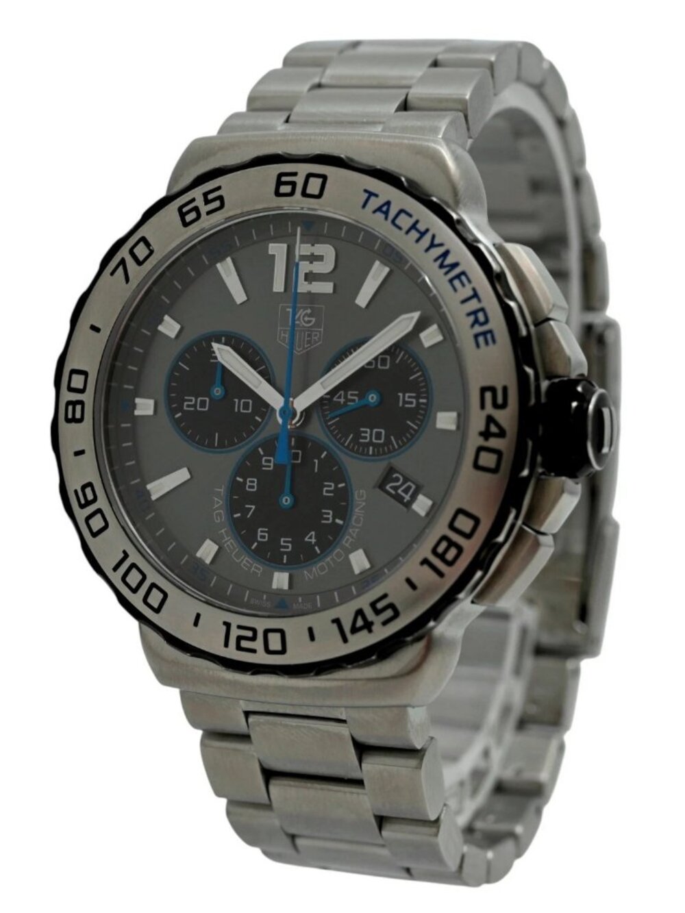 Tag Heuer 42mm Men's Formula 1 Quartz Chronograph Swiss SS Watch! Ref: CAU1119!